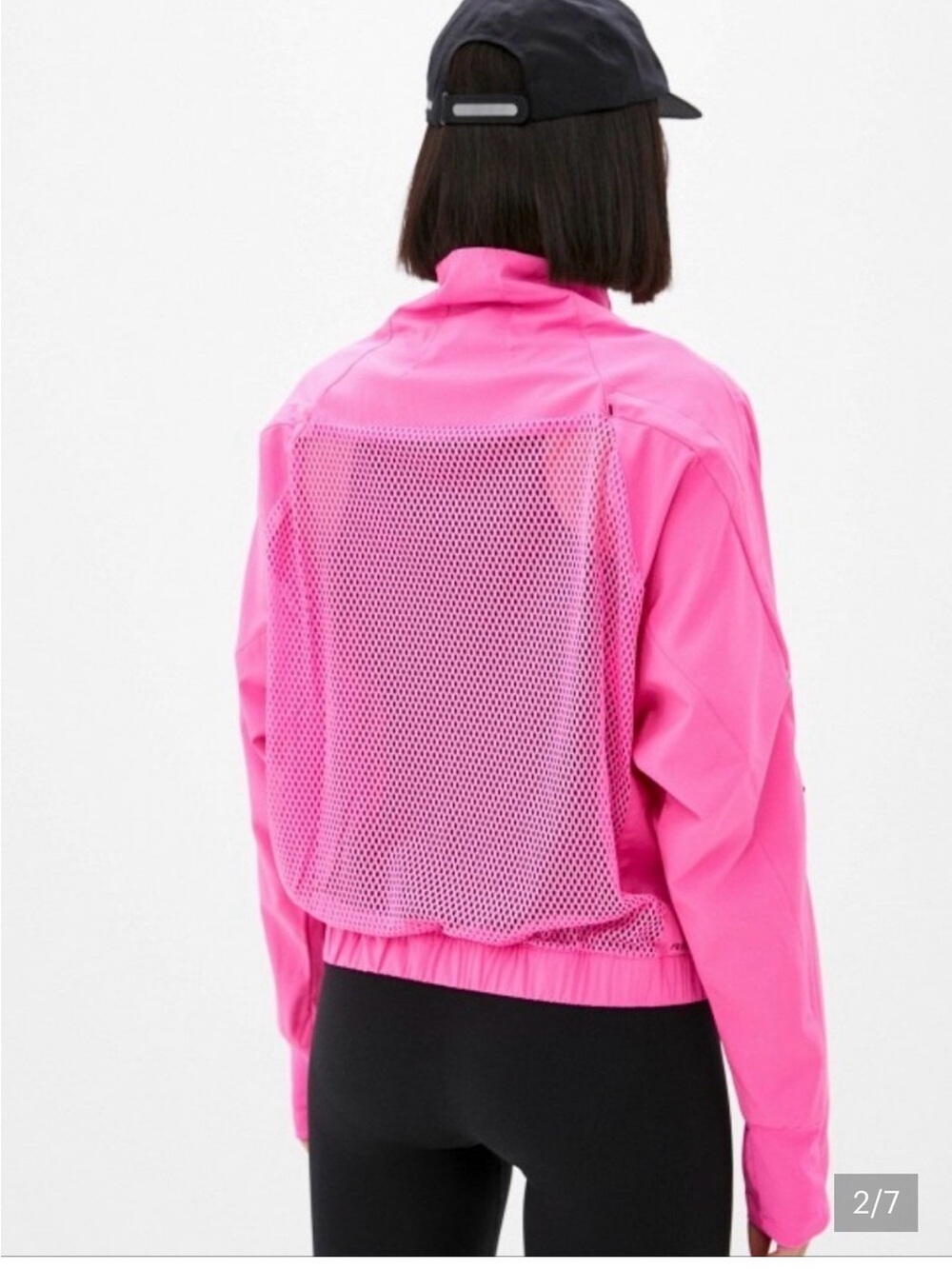 adidas Women’s Bright Pink Lightweight Bomber Track Jacket - L - Picture 2 of 6